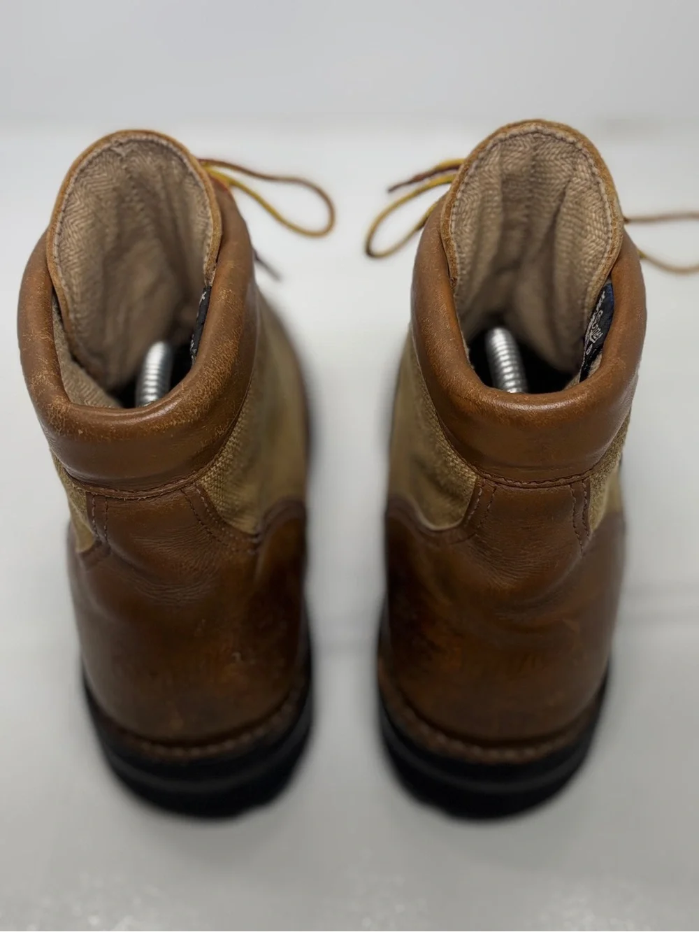 Danner 30420 USA Made Leather Canvas Hiking Boots Men’s 6.5 Vibram Recrafted